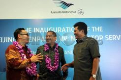 Inagurasi Penerbangan Garuda Indonesia Beijing-Denpasar