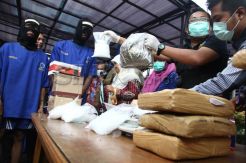 BNN Musnahkan 35 Kg Ganja dan 4 Kg Sabu