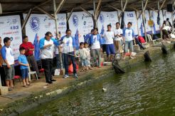 Menteri UKM Mancing Bersama Jurnalis Joran
