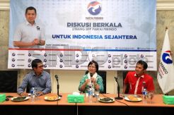 Diskusi Partai Perindo Kritisi Pemerintahan Jokowi-JK
