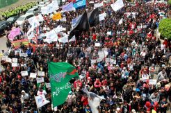 Buruh Gelar Demo Tuntut Perbaikan Kualitas Hidup