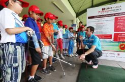 Coaching Clinic Joe Gliynn di CIMB Niaga Indonesia Master 2015