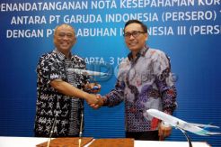 Garuda Jalin Kerjasama Korporasi Dengan Pelindo III