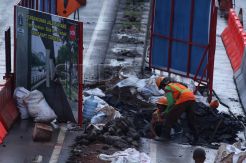 Pengerjaan Jalan Layang Tendean-Blok M-Cileduk