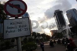 Sepeda Motor Diizinkan Lewat Thamrin Mulai Jam 23.00-06.00