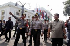 Kapolri Tinjau Lokasi Peringatan KAA di Bandung