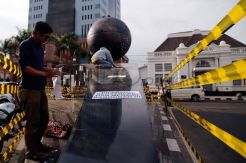 Renovasi Monumen Solidaritas Asia Afrika