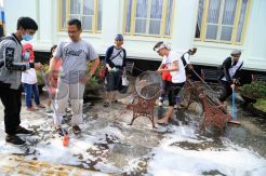 Aksi Ngepel Jalanan Braga