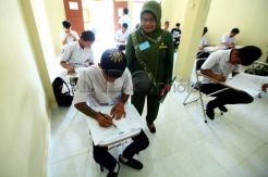 UN SMP di Lapas Anak Kelas II A Palembang