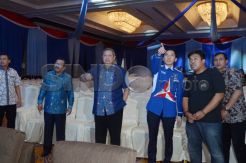 SBY dan Ibas Tinjau Kesiapan Kongres Demokrat