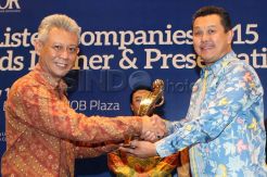TBIG Raih Penghargaan Top Performing Listed Companies 2015