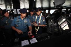 KRI Rigel Tiba di Jakarta
