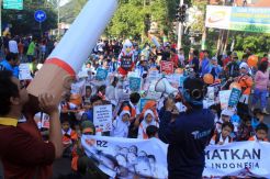 Ratusan Pelajar Kampanyekan Bebas Rokok dan Tembakau