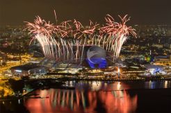 Pesta Kembang Api Pungkas Upacara Penutupan SEA Games Singapura