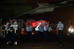 Jenazah Kopilot Hercules C-130 Tiba di Palembang