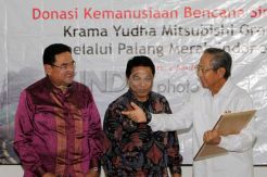KTB Donasikan Rp 2,5 Milyar Untuk Korban Sinabung