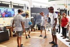 Tim Yunior Inter Milan Kunjungi Paviliun Indonesia