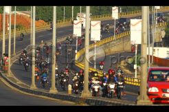 Pemudik Motor Mulai Masuki Perbatasan Jawa Tengah