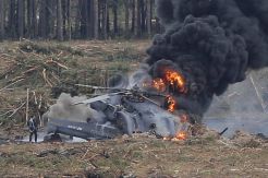 Helikopter Tempur Mi-28N Rusia Jatuh
