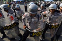 Polri Gelar Simulasi Pengamanaan Pilkada Serentak