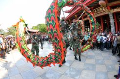Atraksi Barongsai Meriahkan Peringatan 610 Kedatangan Laksamana Cheng Ho
