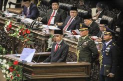 Presiden Jokowi Pidato di Depan Sidang Tahunan MPR