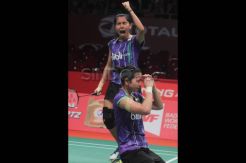 Greysia Polii/Nitya Krishinda Hentikan Laju Ganda Putri Malaysia