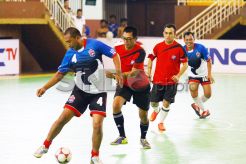 Tim Futsal DPP Perindo Adu Strategi Lawan Tim DPW