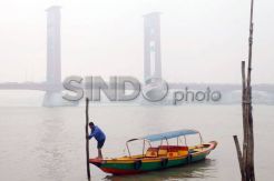 Palembang Diselimuti Kabut Asap
