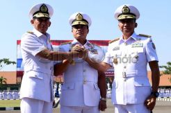 Laksamana Muda TNI Tri Wahyudi  Jabat Dankobangdikal