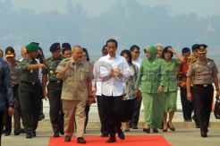 Presiden Jokowi Pantau Kabut Asap di Sumsel