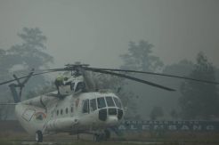Asap Tebal, Operasi Water Bombing Terhenti