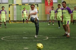 Kompetisi Futsal dan Cheerleader HUT MNC Bank
