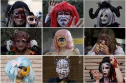 Kostum Unik Peserta Parade Halloween di Jepang