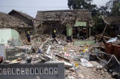 Polisi Olah TKP Ledakan di Malang