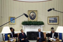 Presiden Jokowi Bertemu Obama di Gedung Putih