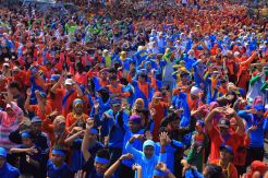 25 Ribu Anak Berkebutuhan Khusus Pecahkan Rekor MURI Senam Sehat
