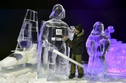Star Wars Hadir di Festival Patung Es Belgia