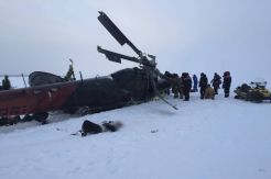 Helikopter Rusia Jatuh, 10 Orang Tewas
