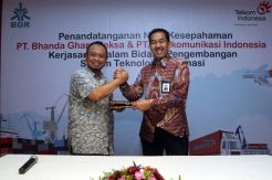 Kembangkan Sistem Distribusi Pupuk, Telkom dan Bhanda Ghara Reksa Perkuat Sinergi BUMN
