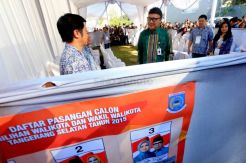 Mendagri Tinjau Pemungutan Suara di Tangerang Selatan