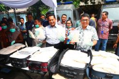 BNN Musnahkan Barang Bukti Sabu Seberat 164 Kilogram