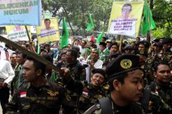 Pendukung PPP Djan Faridz Datangi Menkumham