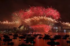 Pesta Kembang Api Sambut Tahun Baru di Sydney