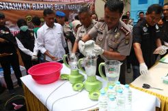 Polres Metro Jakarta Barat Musnahkan Barang Bukti Narkoba Senilai Rp68 Miliar