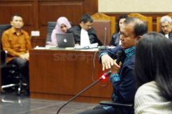 Patrice Rio Capella Bersaksi untuk Gatot dan Evy