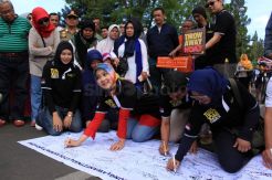 Atalia Ridwan Kamil Hadiri Deklarasi Masyarakat Anti Hoax