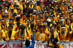 Aliansi Mahasiswa Sumsel Gelar Aksi Bela Rakyat 121 di Palembang