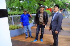 Ridwan Kamil Tinjau Proyek Sky Walk Cihampelas