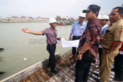 Wali Kota Semarang Tinjau Proyek Kampung Bahari Tambak Lorok